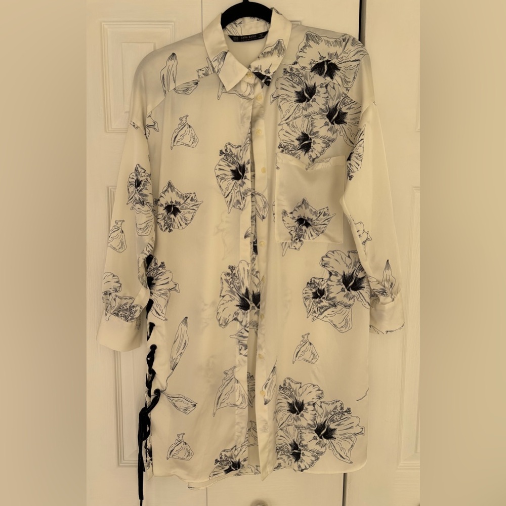 Floral Button-Up Shirt